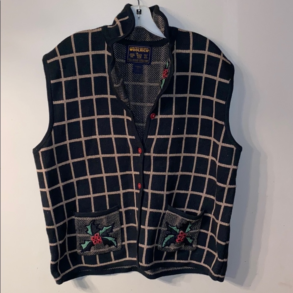 Women’s Christmas Holly Sweater Vest